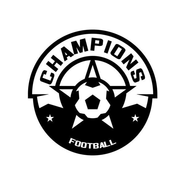 Champions Football logo template Miniatura