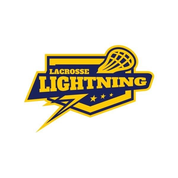 Lightning Lacrosse Logo Template Miniatura