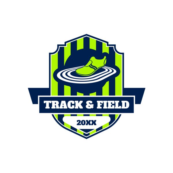 Track and Field Team Logo 02 Miniatura
